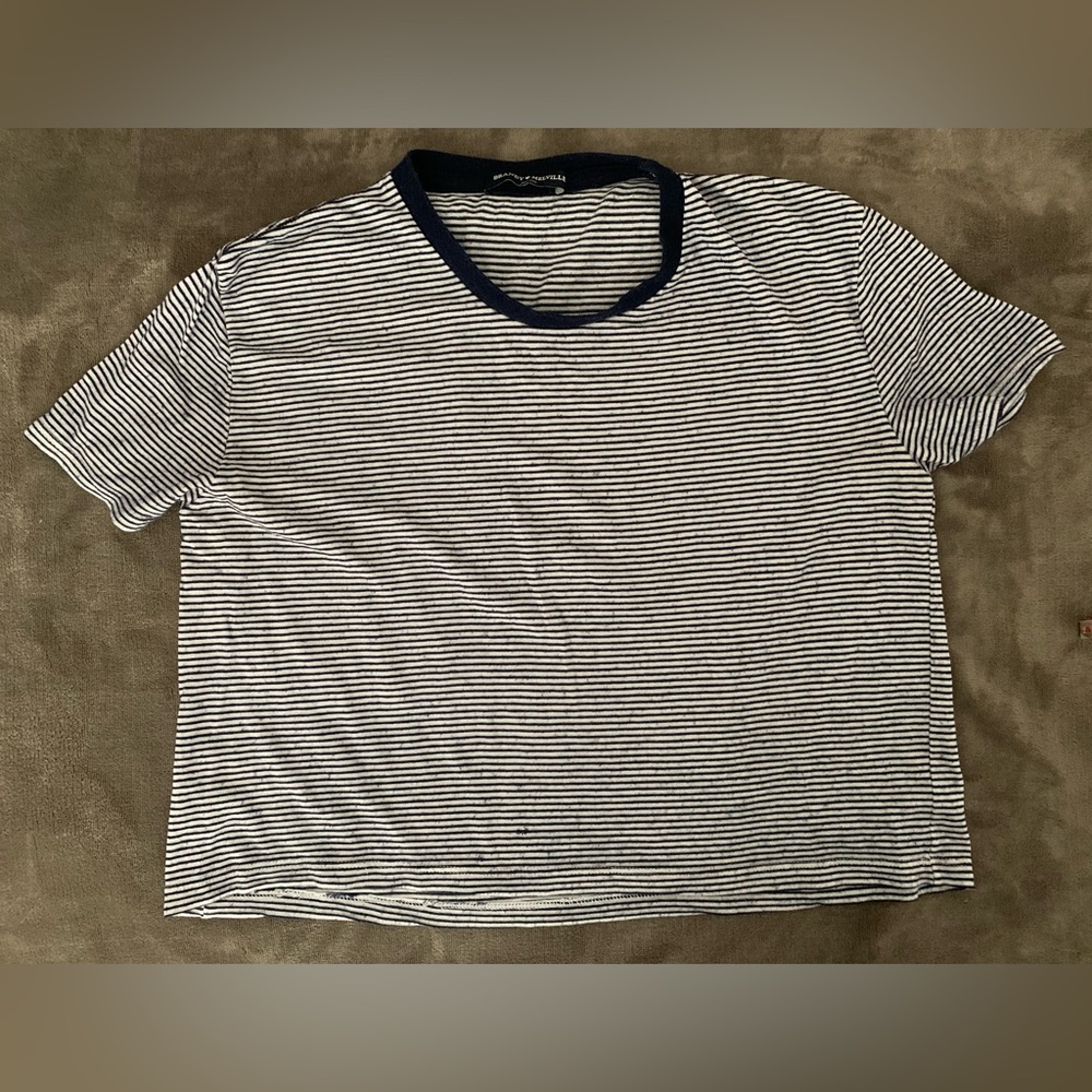 Brandy Melville striped short sleeve tee